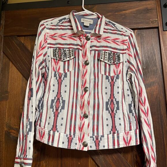 Ariat Aztec Textured Shucker Size L - Picture 1 of 9
